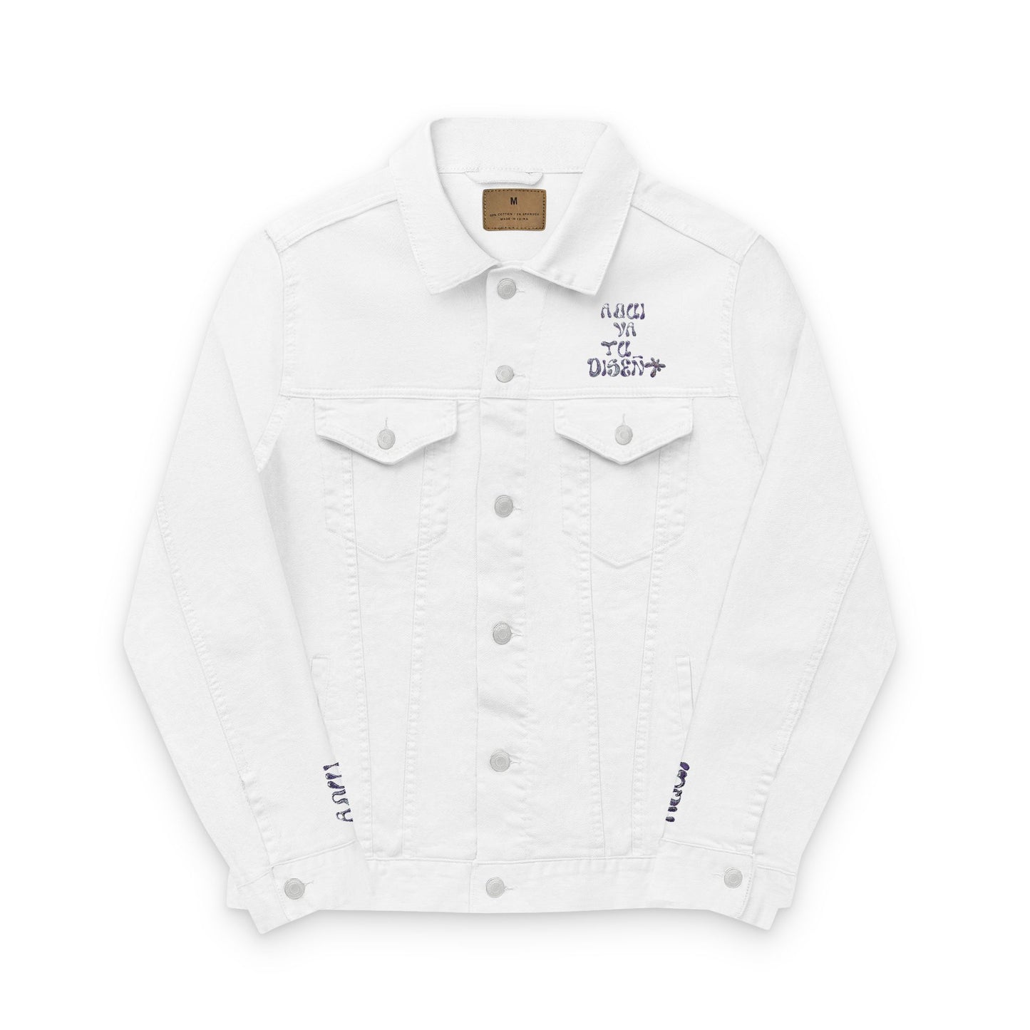 Personaliza tu chaqueta vaquera unisex (bordada)